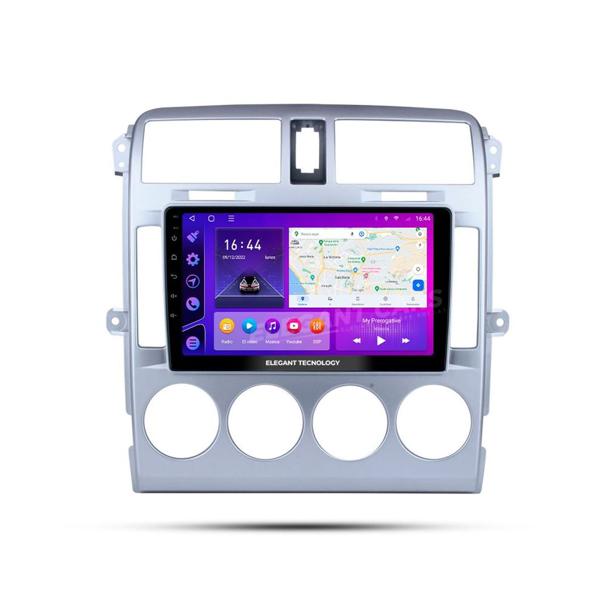GENERICO - Autoradio Android Elegant Tecnology Kia Carnival 2002-2006 4-64Gb 4+64GB 8 Nucleos +Chip