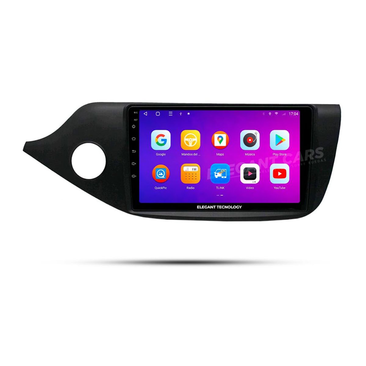 GENERICO - Autoradio Android Elegant Tecnology Kia Ceed 2012-2016 4-64Gb 4+64GB 8 Nucleos +Chip