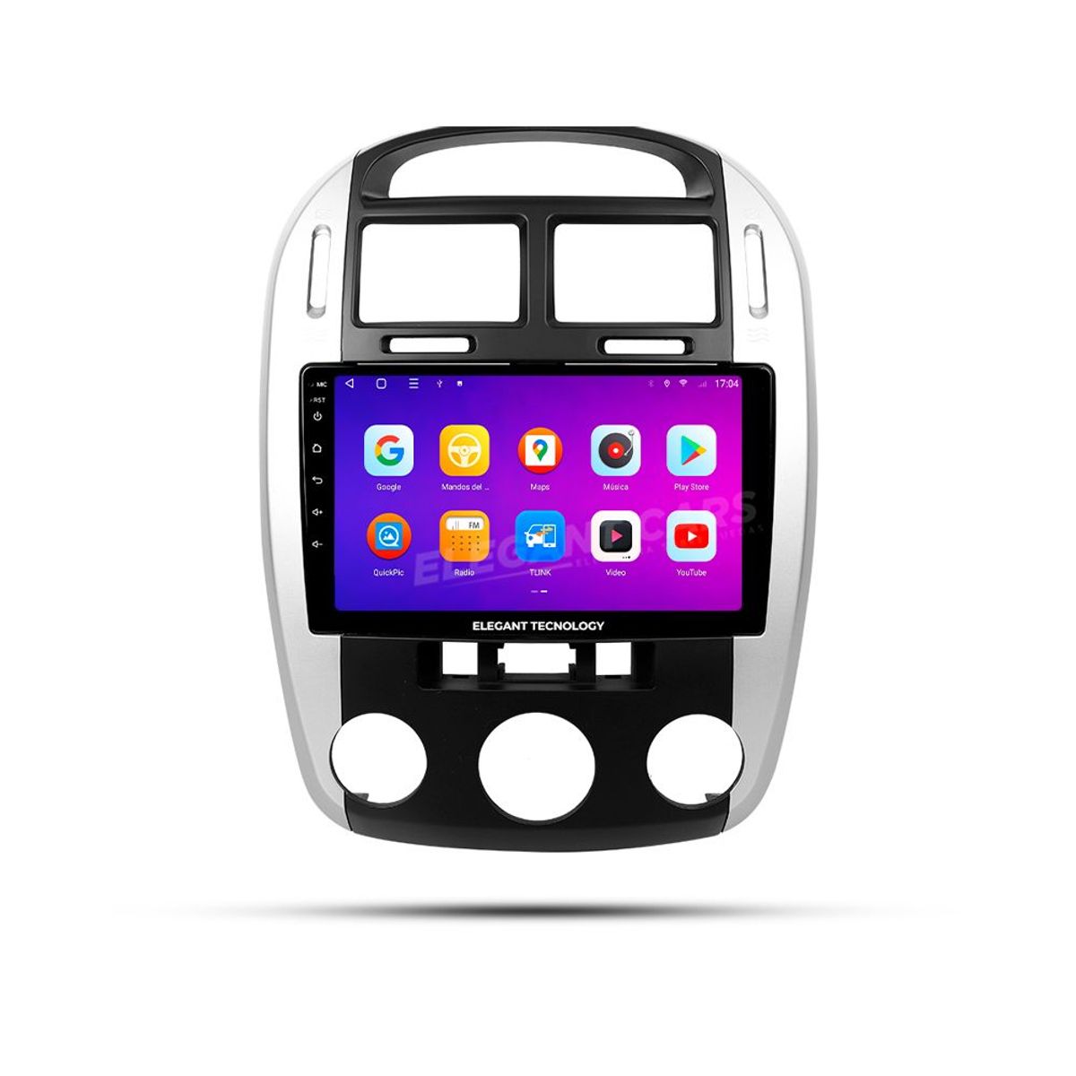 GENERICO - Autoradio Android Elegant Tecnology Kia Cerato 2006-2010 4-64Gb 4+64GB 8 Nucleos +Chip