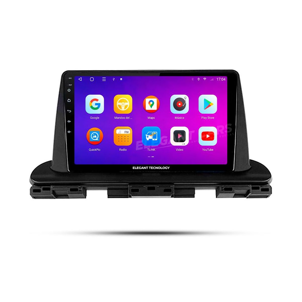 GENERICO - Autoradio Android Elegant Tecnology Kia Cerato 2018-2022 4-64Gb 4+64GB 8 Nucleos +Chip