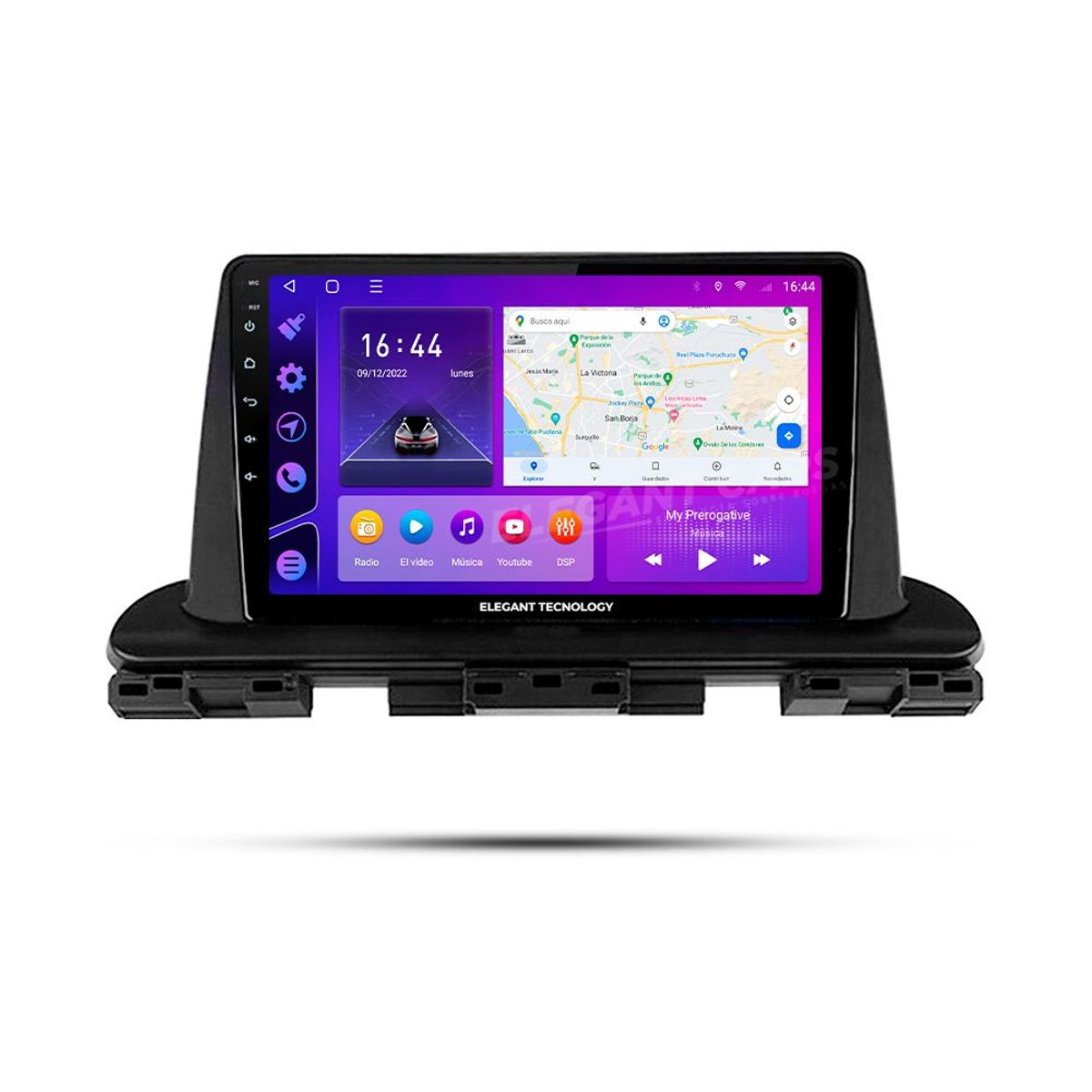 GENERICO - Autoradio Android Elegant Tecnology Kia Cerato 2018-2022 4-64Gb 4+64GB 8 Nucleos +Chip