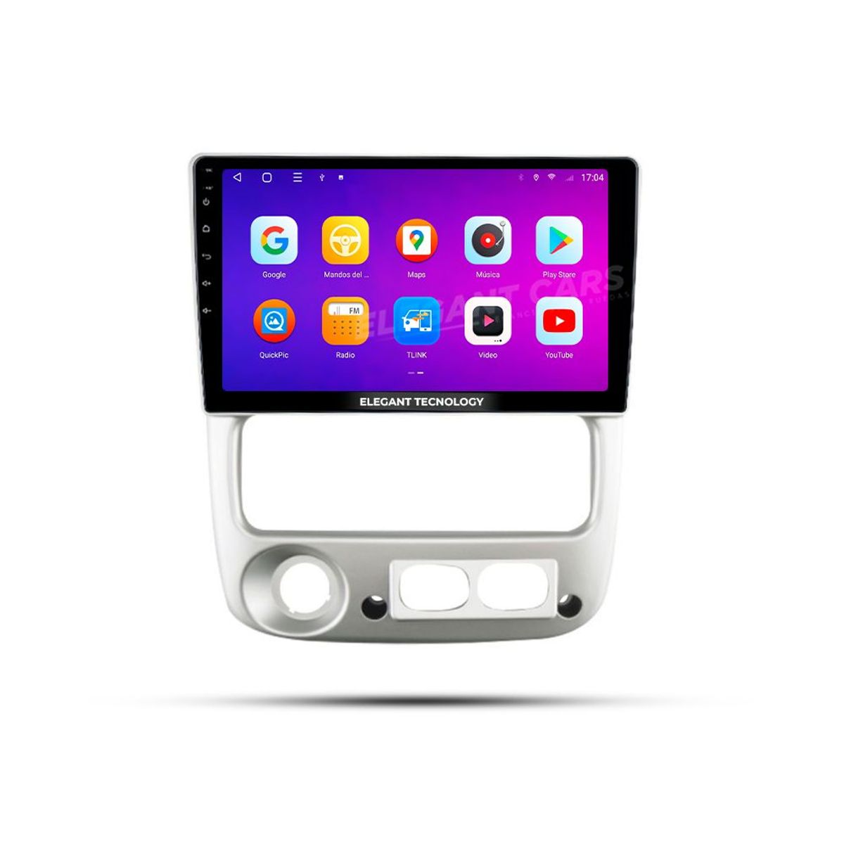 GENERICO - Autoradio Android Elegant Tecnology Kia Rio 2004-2006 4-64Gb 4+64GB 8 Nucleos +Chip