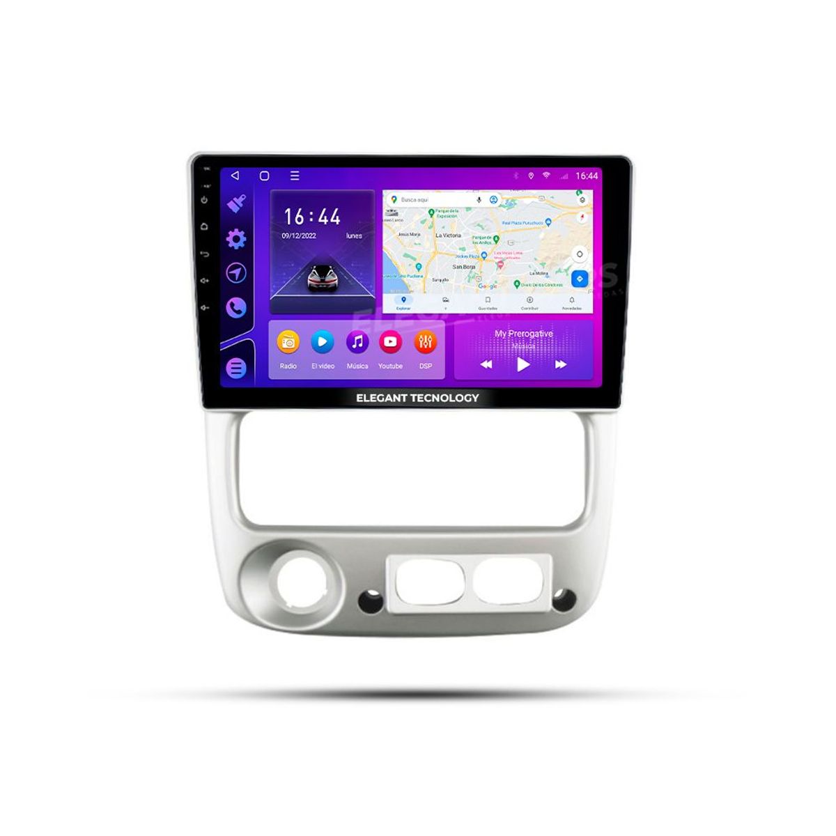 GENERICO - Autoradio Android Elegant Tecnology Kia Rio 2004-2006 4-64Gb 4+64GB 8 Nucleos +Chip