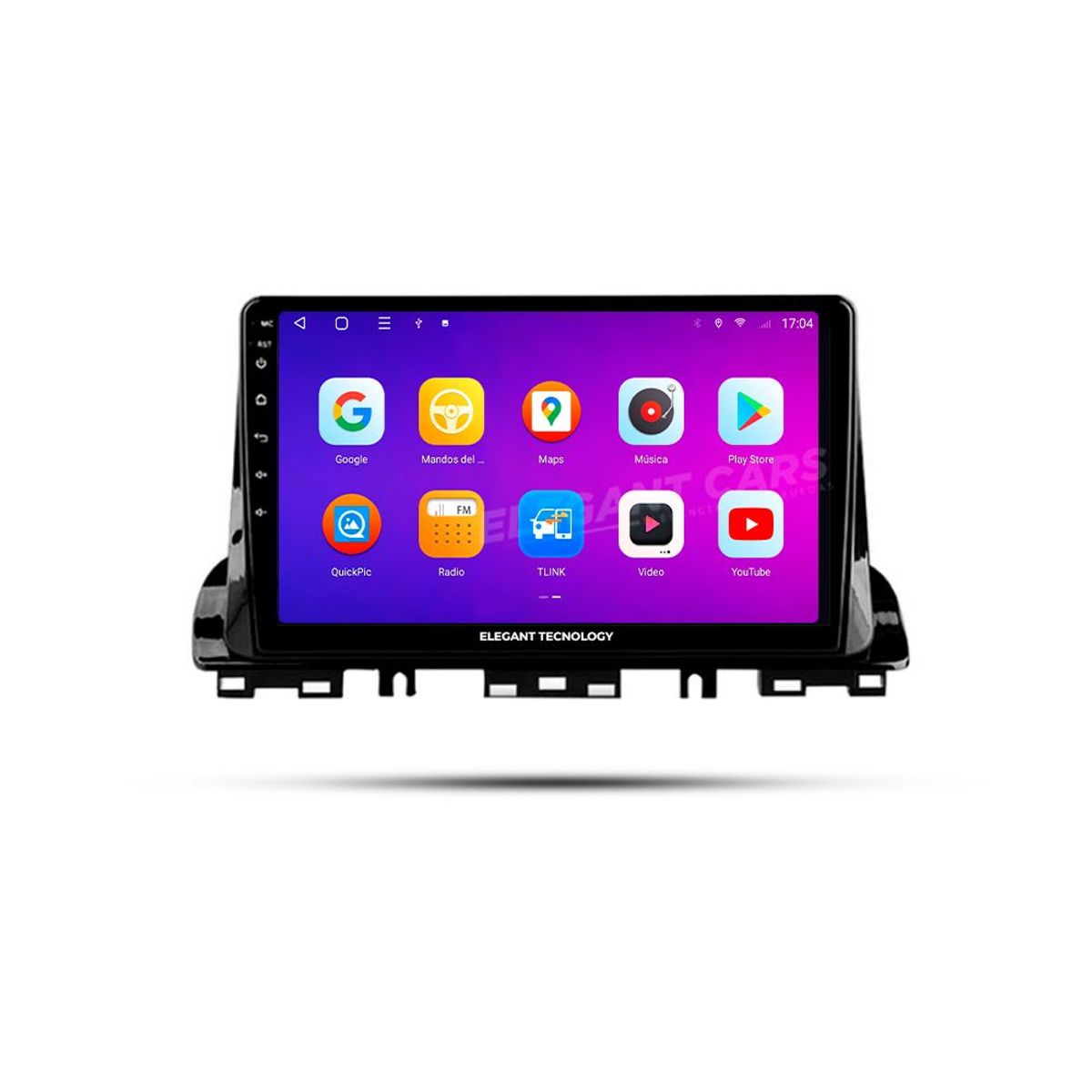 GENERICO - Autoradio Android Elegant Tecnology Kia Rio K3 2018-2020 4-64Gb 4+64GB 8 Nucleos +Chip