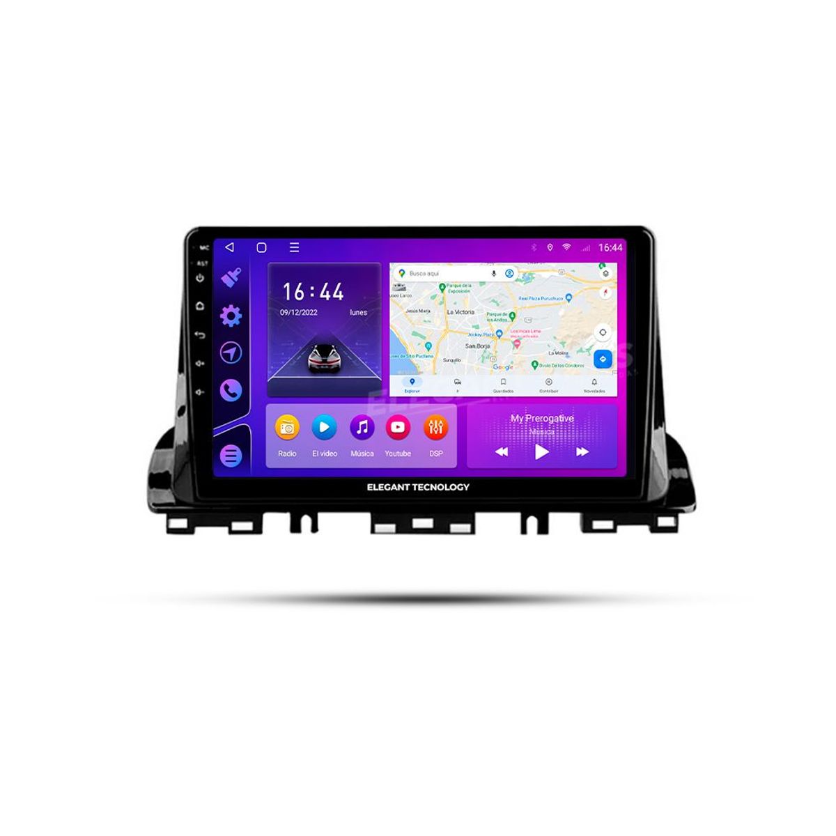 GENERICO - Autoradio Android Elegant Tecnology Kia Rio K3 2018-2020 4-64Gb 4+64GB 8 Nucleos +Chip
