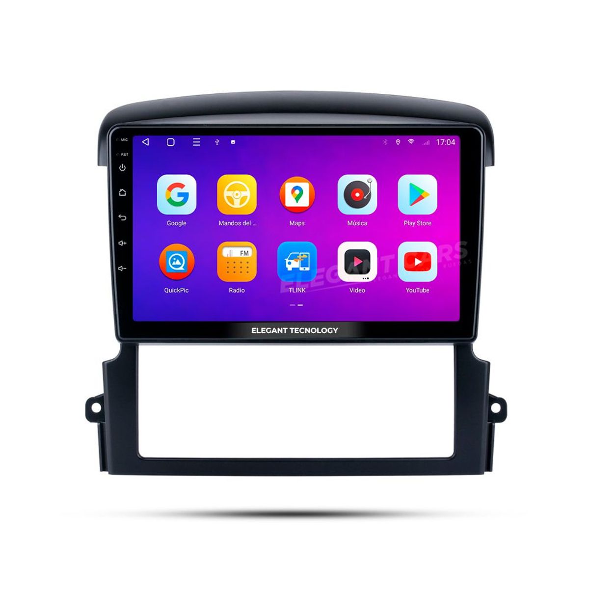 GENERICO - Autoradio Android Elegant Tecnology Kia Sorento 2004-2008 4-64Gb 4+64GB 8 Nucleos +Chip