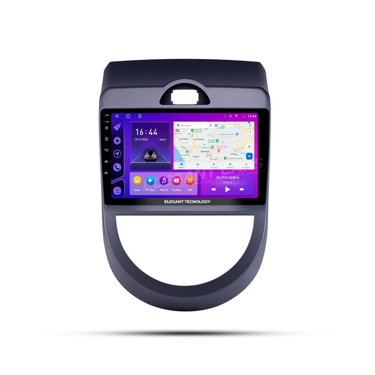 GENERICO - Autoradio Android Elegant Tecnology Kia Soul 2013 4-64Gb 4+64GB 8 Nucleos +Chip
