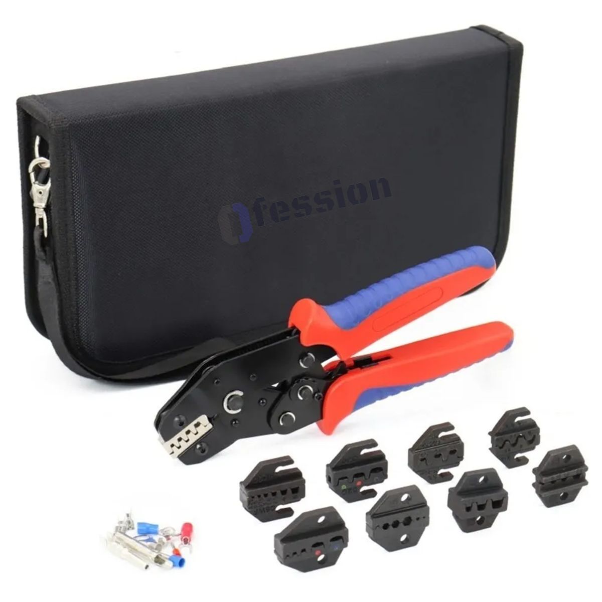 GENERICO - Juego de alicate prensador crimpar terminales automotriz