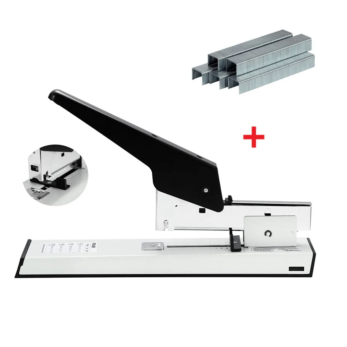 GENERICO - Engrapador Semi Industrial de 100 Hojas con grapas de 8mm