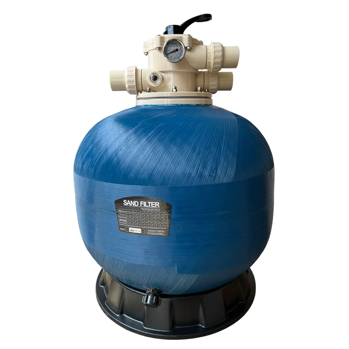 GENERICO - Filtro de arena para piscina de 16 pulgadas marca Pool System