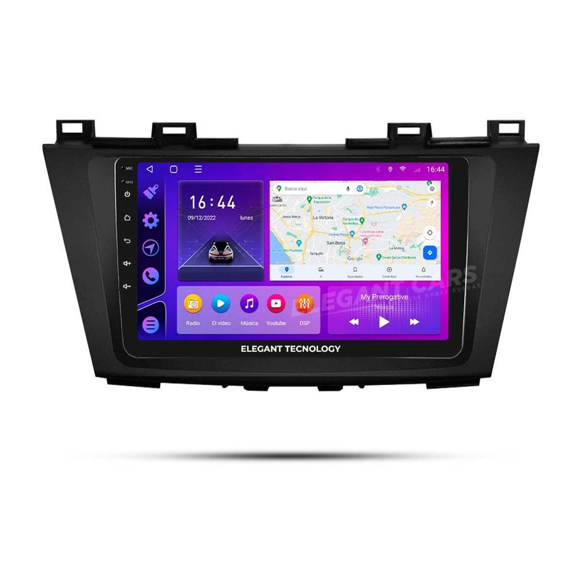 GENERICO - Autoradio Android Elegant Tecnology Mazda 5 2011-2013 4-64Gb 4+64GB 8 Nucleos +Chip
