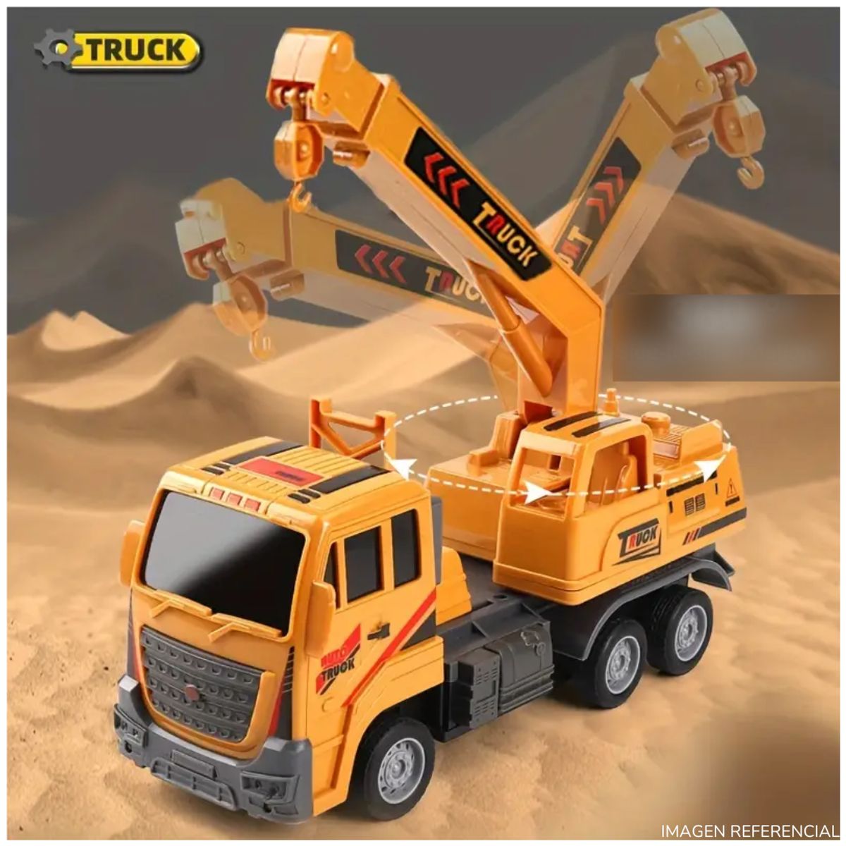 INSPIRA MARKET - Camión Grúa de Construcción con control remoto