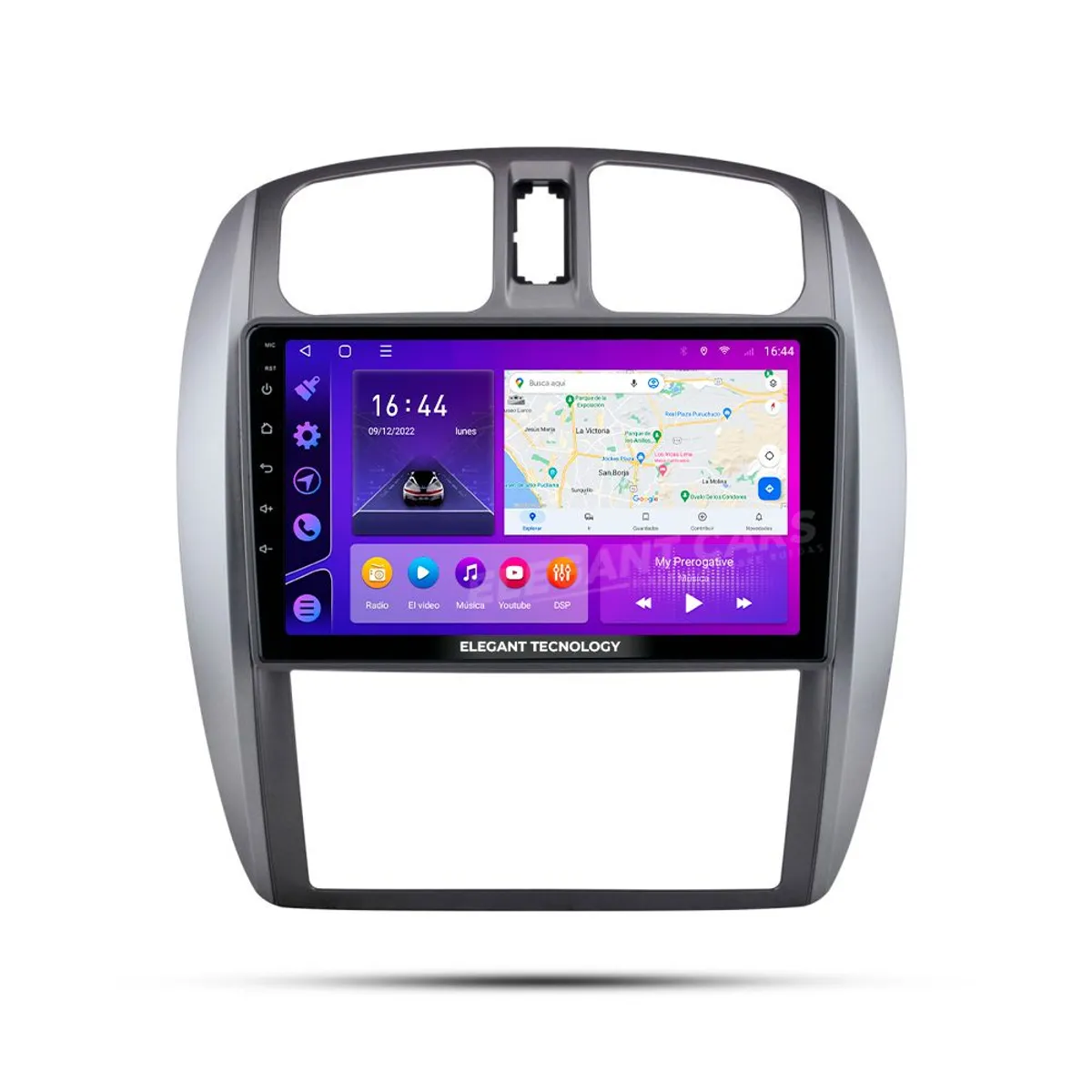 GENERICO - Autoradio Android Elegant Tecnology Mazda 323 AC Auto 2002-2008 4-64Gb 4+64GB 8 Nucleos +Chip