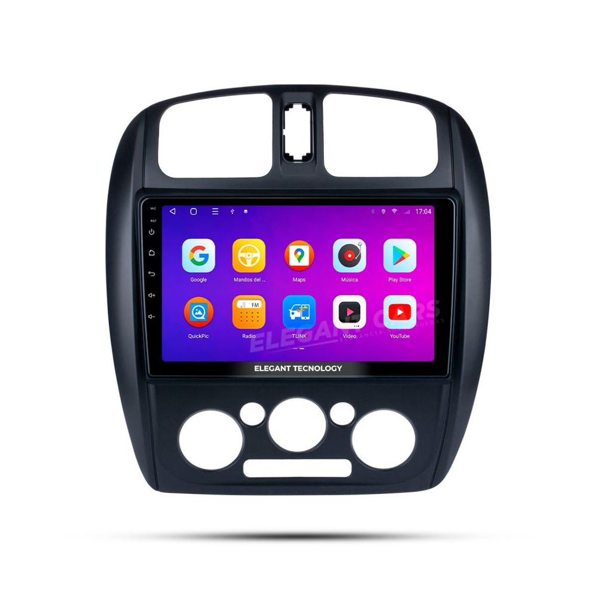 GENERICO - Autoradio Android Elegant Tecnology Mazda 323 AC Manual 2002-2008 4-64Gb 4+64GB 8 Nucleos +Chip