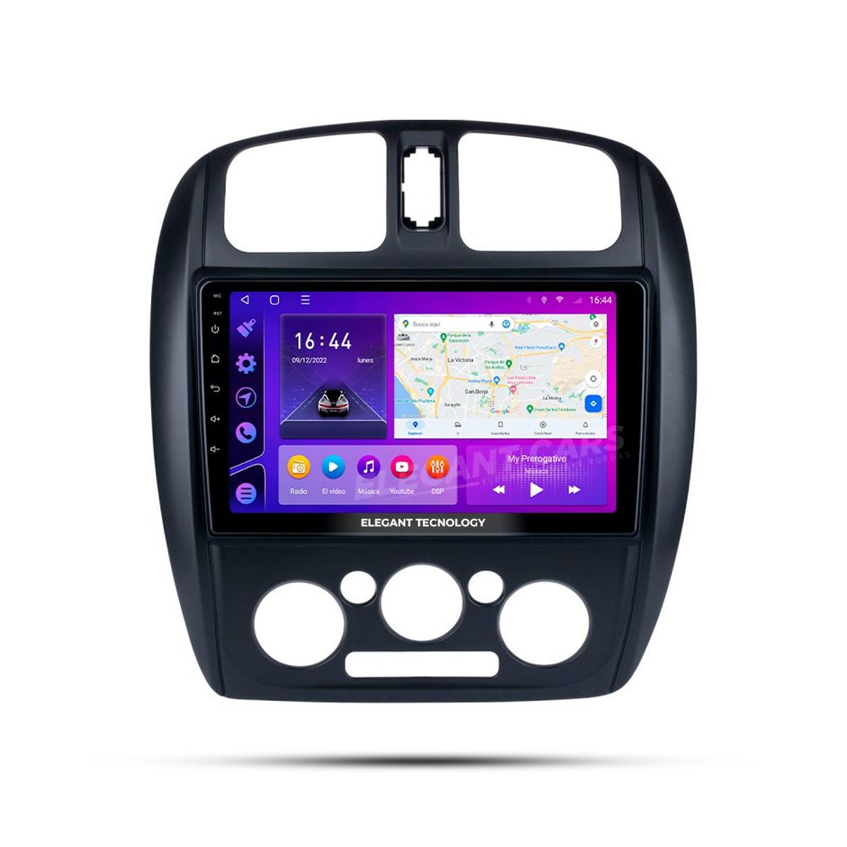 GENERICO - Autoradio Android Elegant Tecnology Mazda 323 AC Manual 2002-2008 4-64Gb 4+64GB 8 Nucleos +Chip
