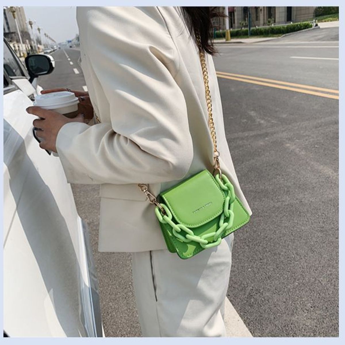 GENERICO - Bolso de mano Mini para ocasion fiesta