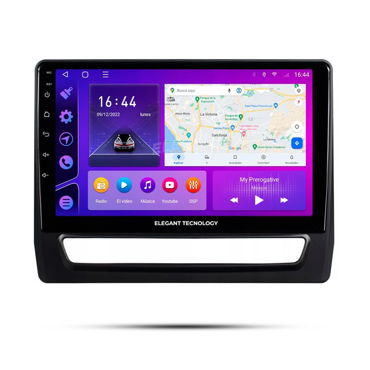 GENERICO - Autoradio Android Elegant Tecnology Mitsubishi ASX 2020-2021 4-64Gb 4+64GB 8 Nucleos +Chip