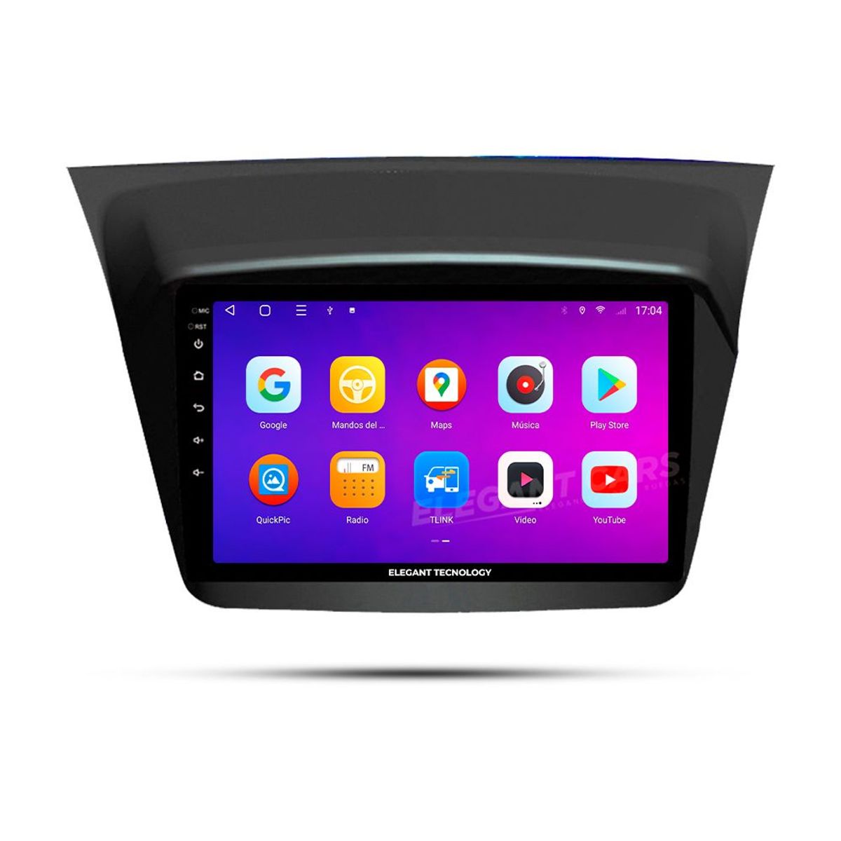 GENERICO - Autoradio Android Elegant Tecnology Mitsubishi L200 Triton Pajer Montero 2006-2015 4-64Gb 4+64GB 8 Nucleos +Chip