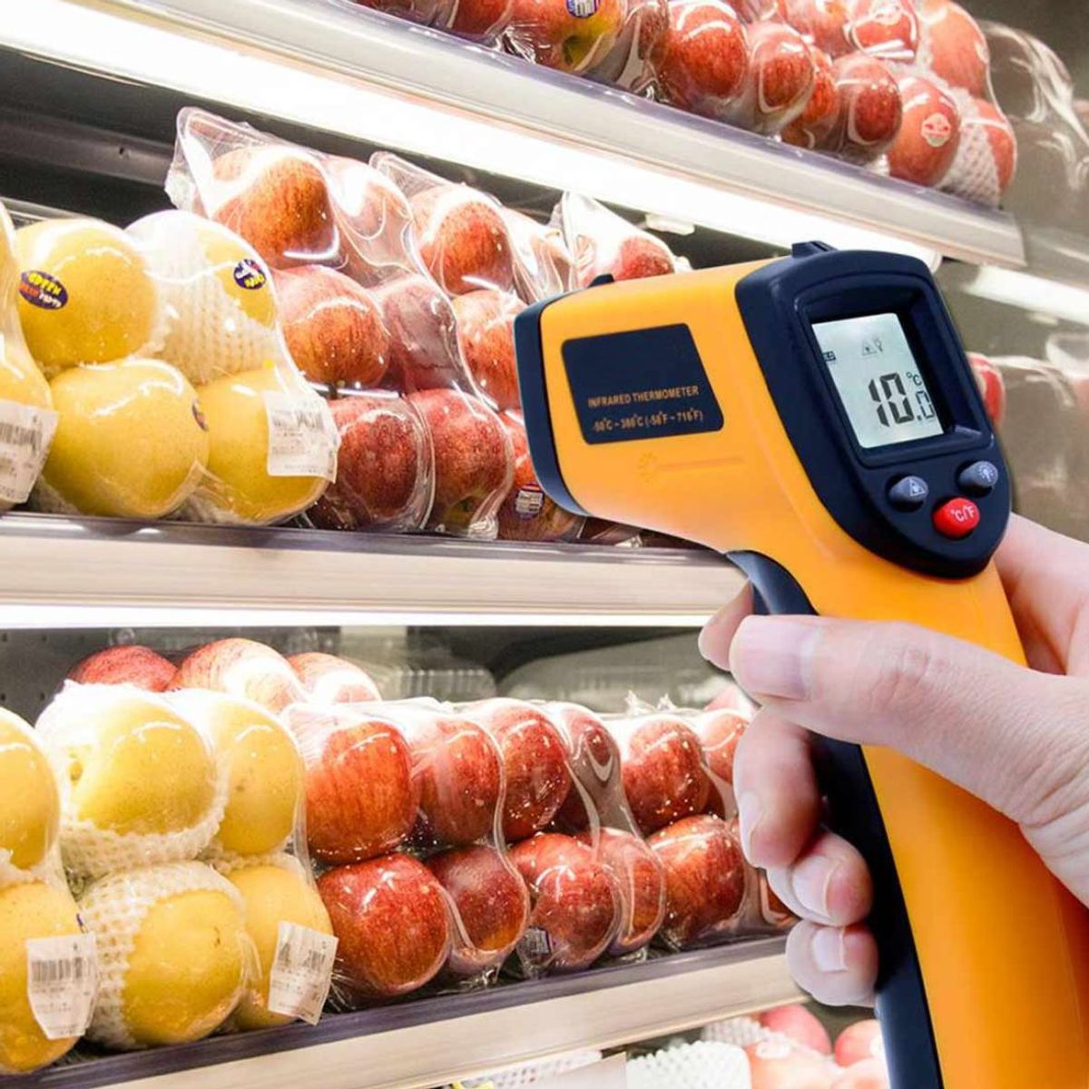 GENERICO - Termómetro Infrarrojo Digital Laser sin Contacto