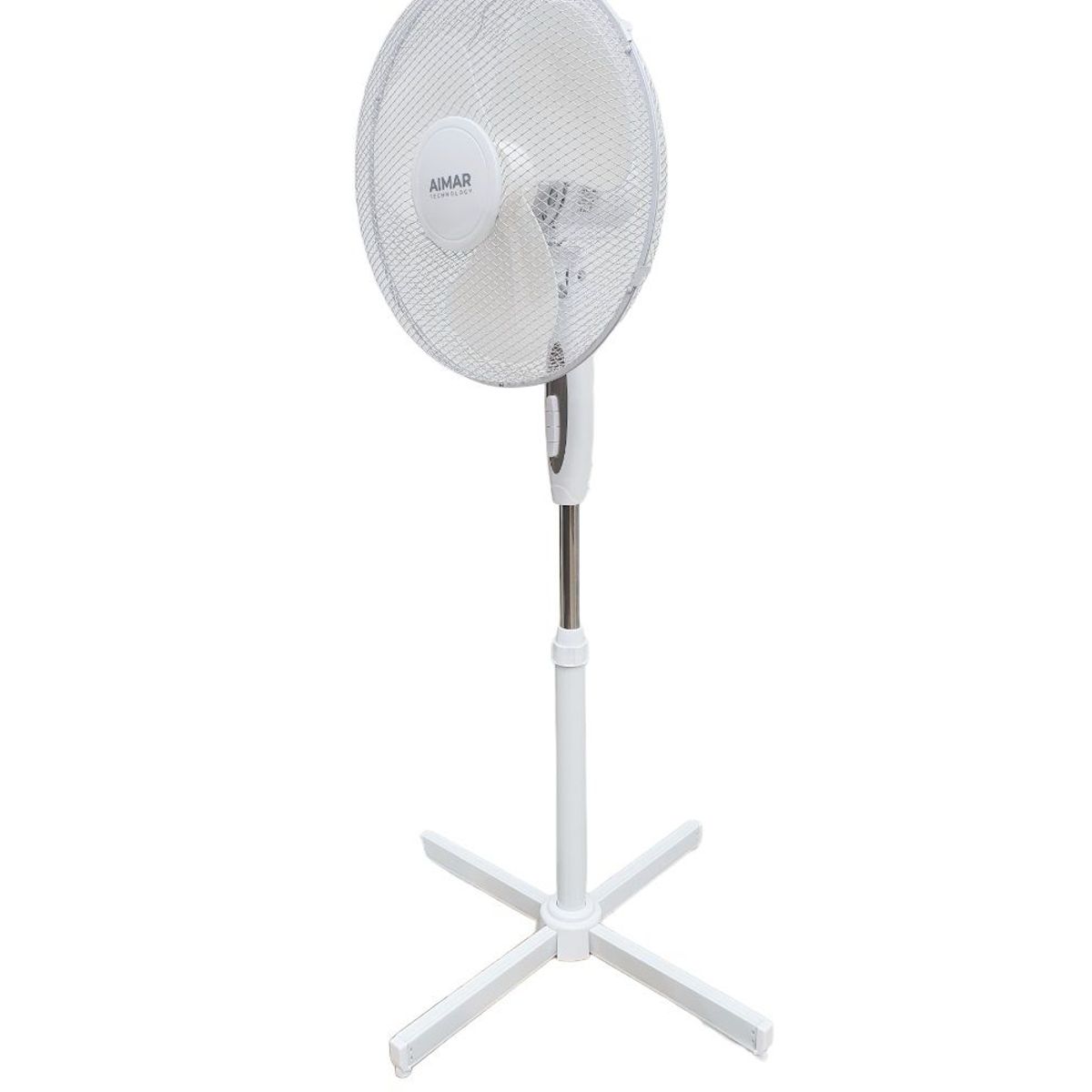 GENERICO - Ventilador de Pedestal 16" 3 Velocidades - Blanco