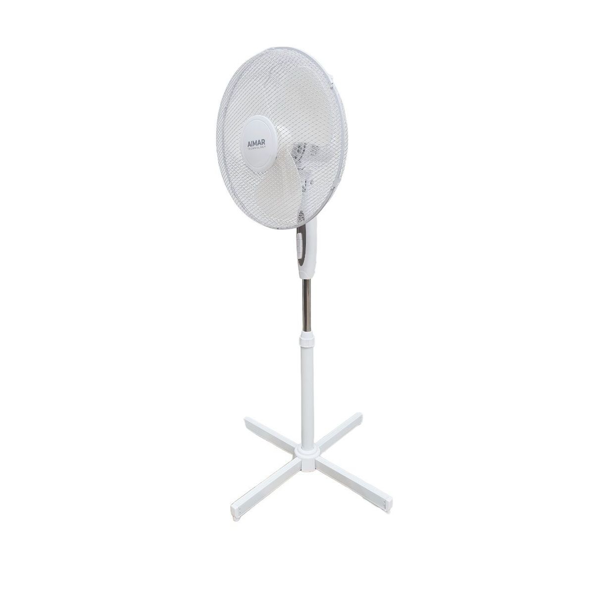GENERICO - Ventilador de Pedestal 16" 3 Velocidades - Blanco
