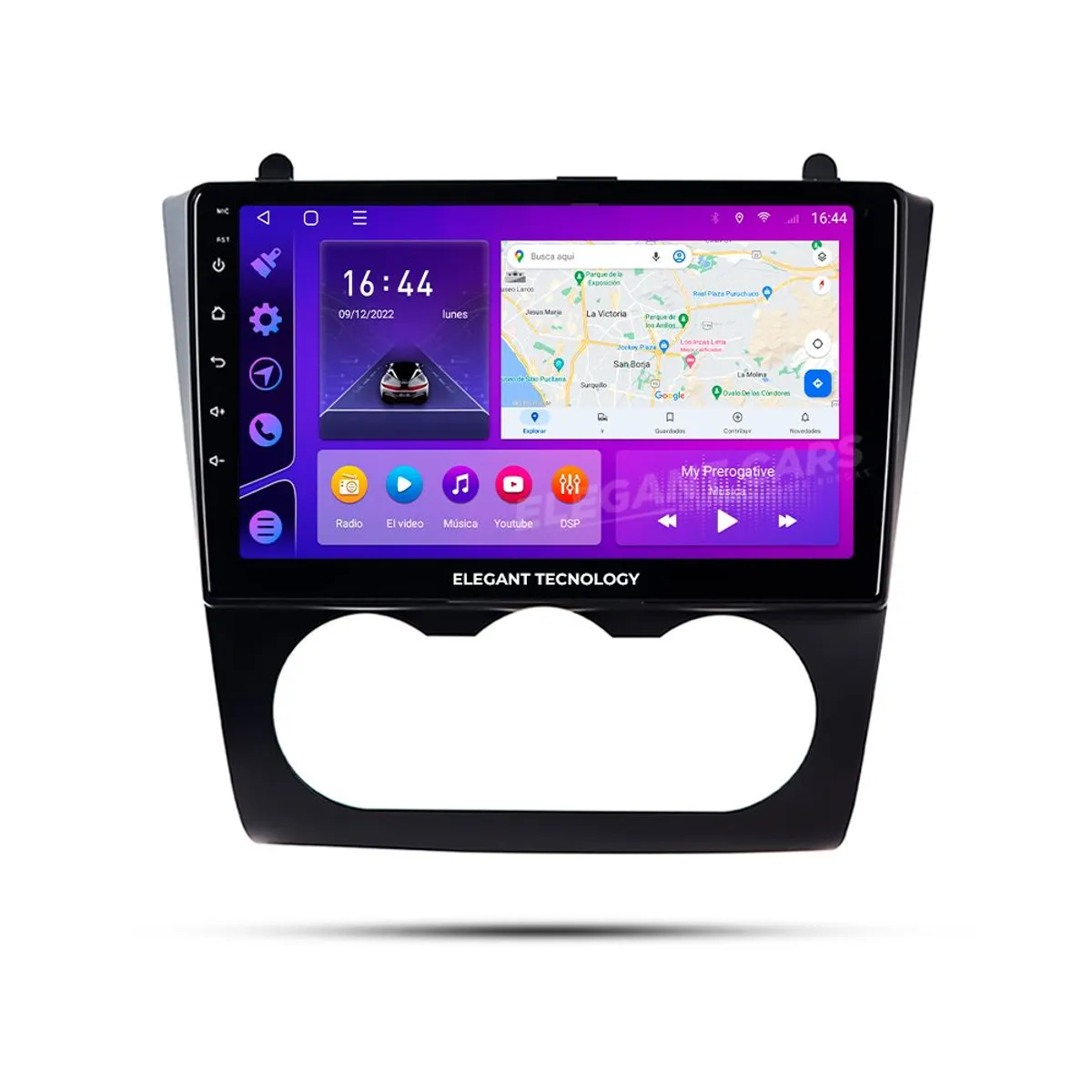 GENERICO - Autoradio Android Elegant Tecnology Nissan Altima Manual 2006-2012 4-64Gb 4+64GB 8 Nucleos +Chip