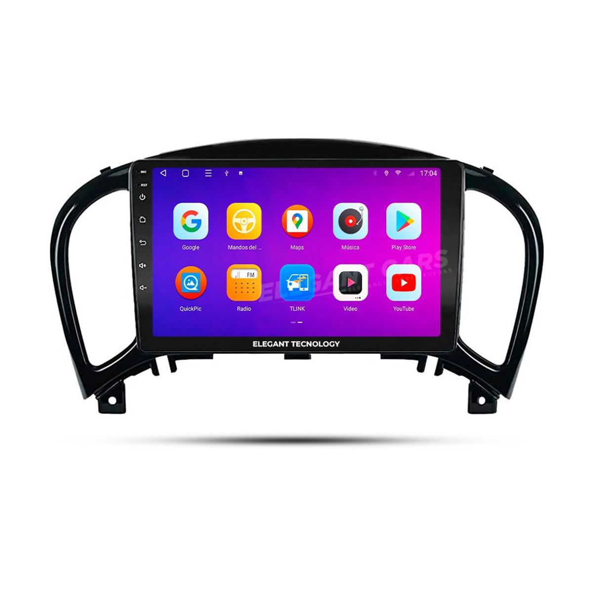 GENERICO - Autoradio Android Elegant Tecnology Nissan Juke 20011-2016 4-64Gb 4+64GB 8 Nucleos +Chip