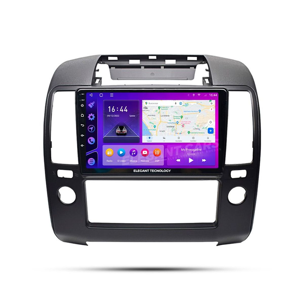 GENERICO - Autoradio Android Elegant Tecnology Nissan Navara 2006-2012 4-64Gb 4+64GB 8 Nucleos +Chip