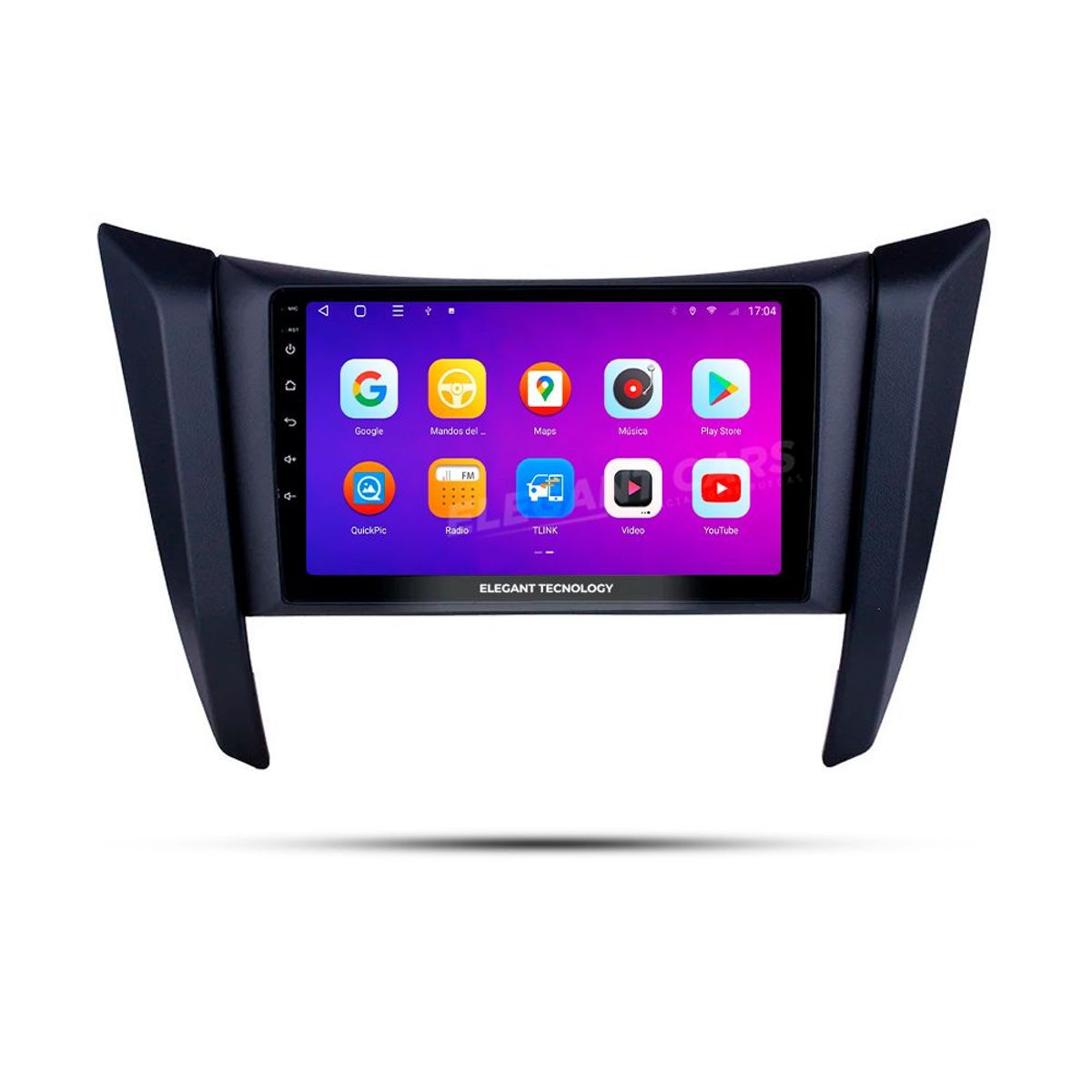 GENERICO - Autoradio Android Elegant Tecnology Nissan Navara NP300 Frontier 2017-2021 4-64Gb 4+64GB 8 Nucleos +Chip