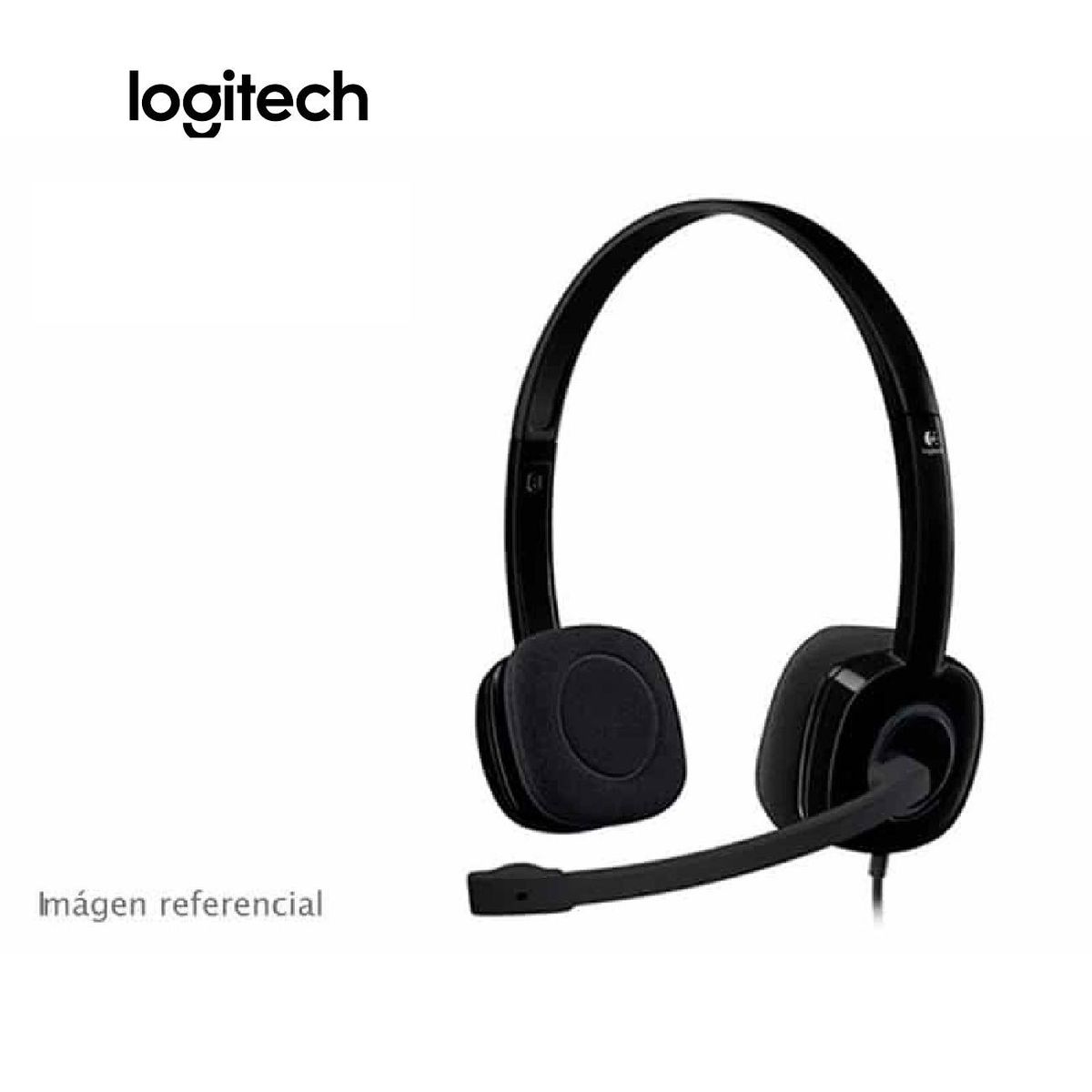LOGITECH - Audifono Logitech h151 Stereo Negro 981-000587