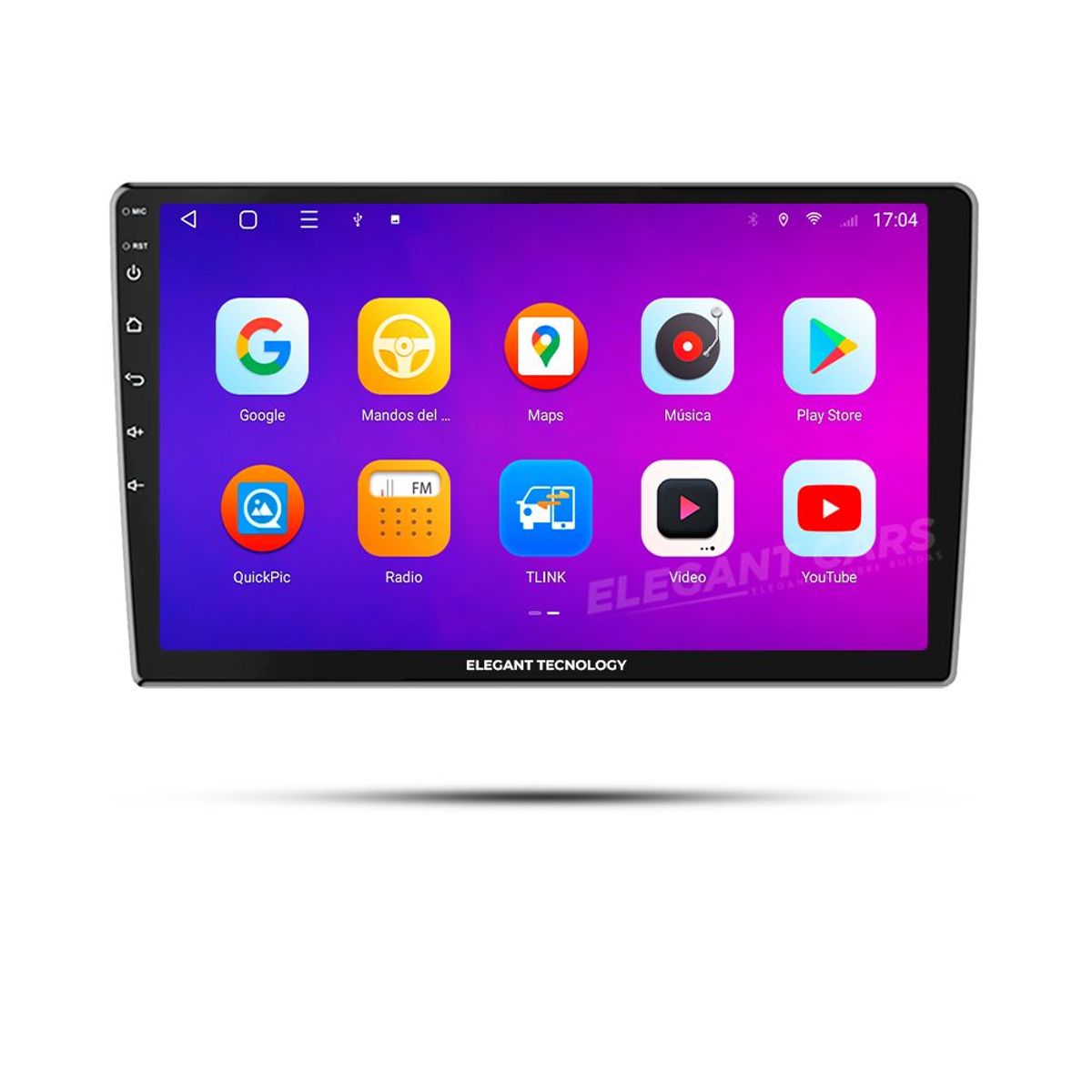 GENERICO - Autoradio Android Elegant Tecnology Nissan Tiida 2005-2010 4-64Gb 4+64GB 8 Nucleos +Chip