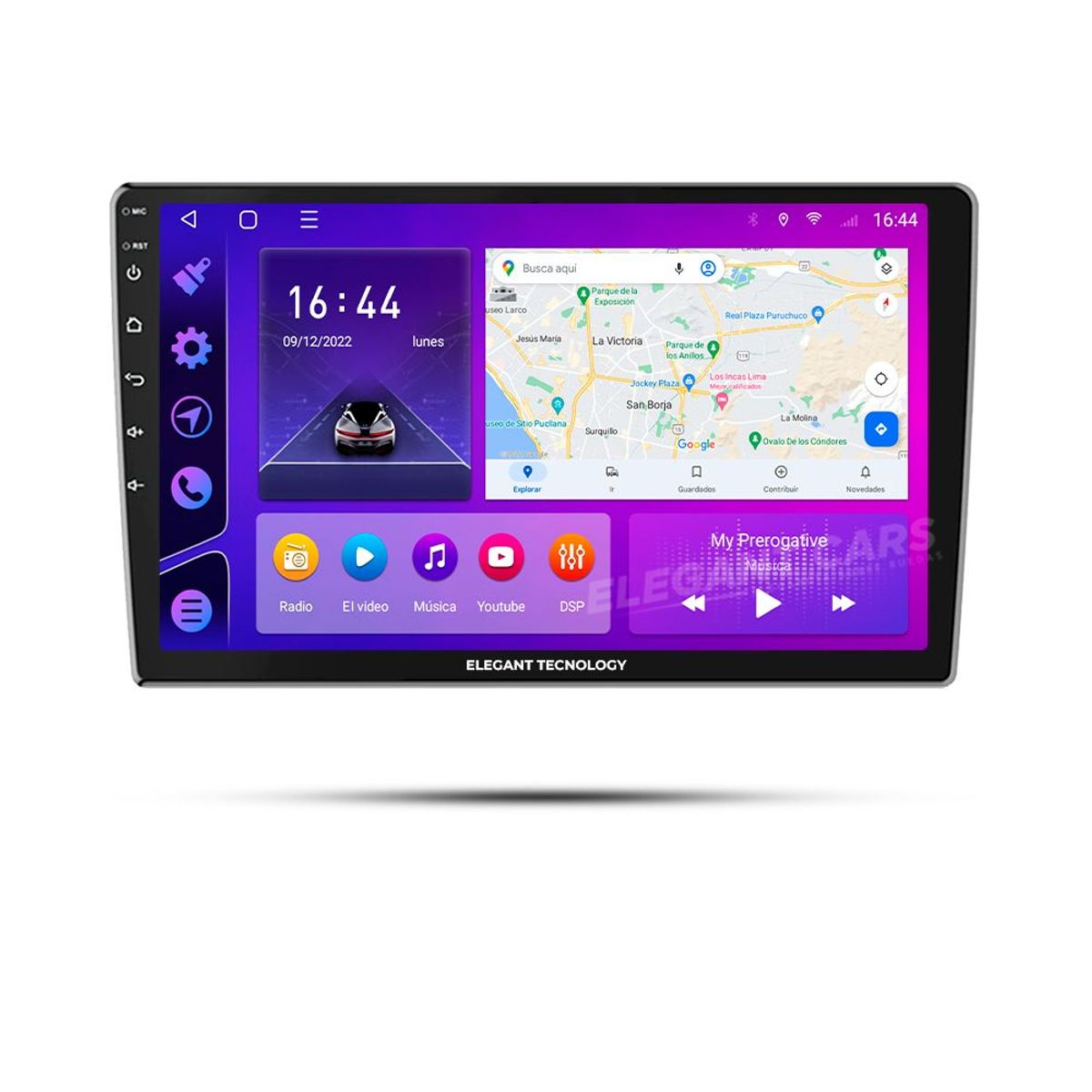 GENERICO - Autoradio Android Elegant Tecnology Nissan Tiida 2005-2010 4-64Gb 4+64GB 8 Nucleos +Chip