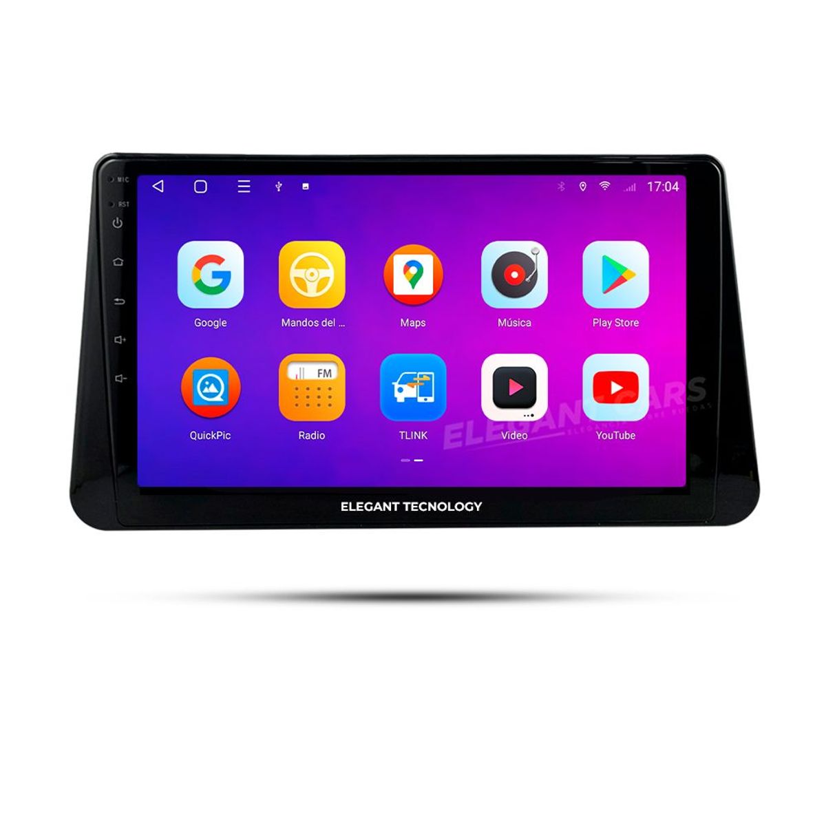 GENERICO - Autoradio Android Elegant Tecnology Nissan Kicks Versa Micra 2016-2020  4-64Gb 4+64GB 8 Nucleos +Chip