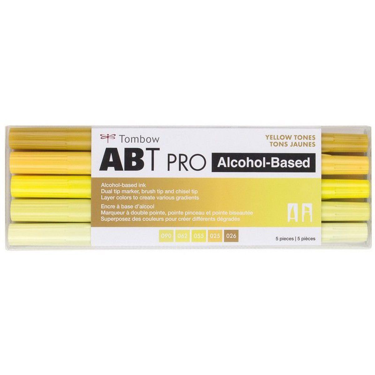 TOMBOW - ABT PRO set 5 und Tonos Amarillo - marcadores alcohol