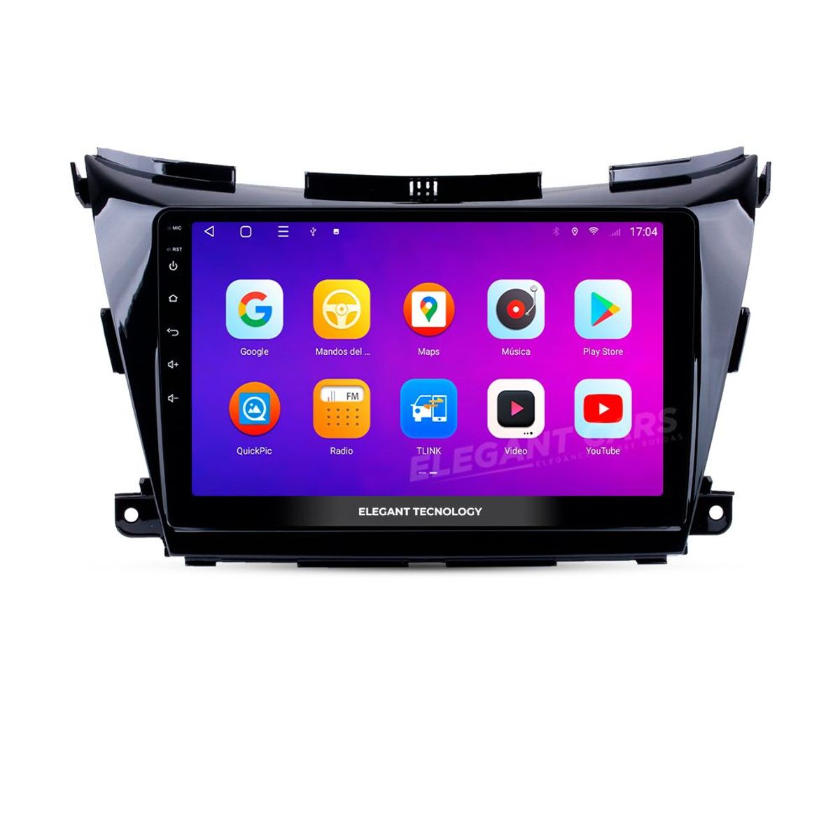 GENERICO - Autoradio Android Elegant Tecnology Nissan Murano 2015-2017  4-64Gb 4+64GB 8 Nucleos +Chip