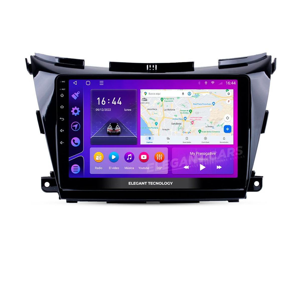 GENERICO - Autoradio Android Elegant Tecnology Nissan Murano 2015-2017  4-64Gb 4+64GB 8 Nucleos +Chip