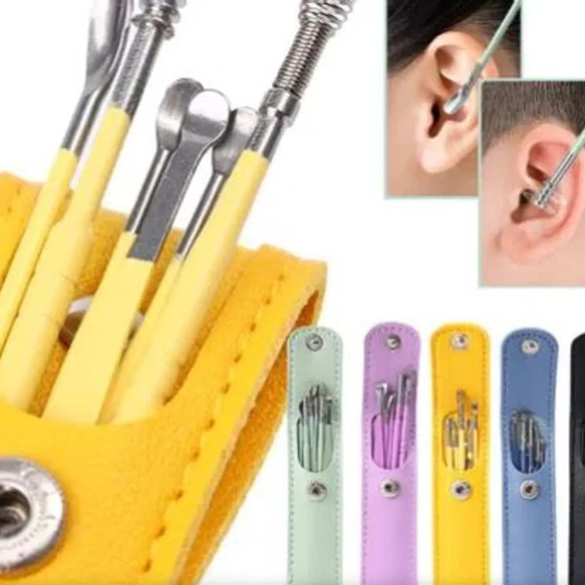 GENERICO - Kit de Limpieza de Oídos 6 Piezas