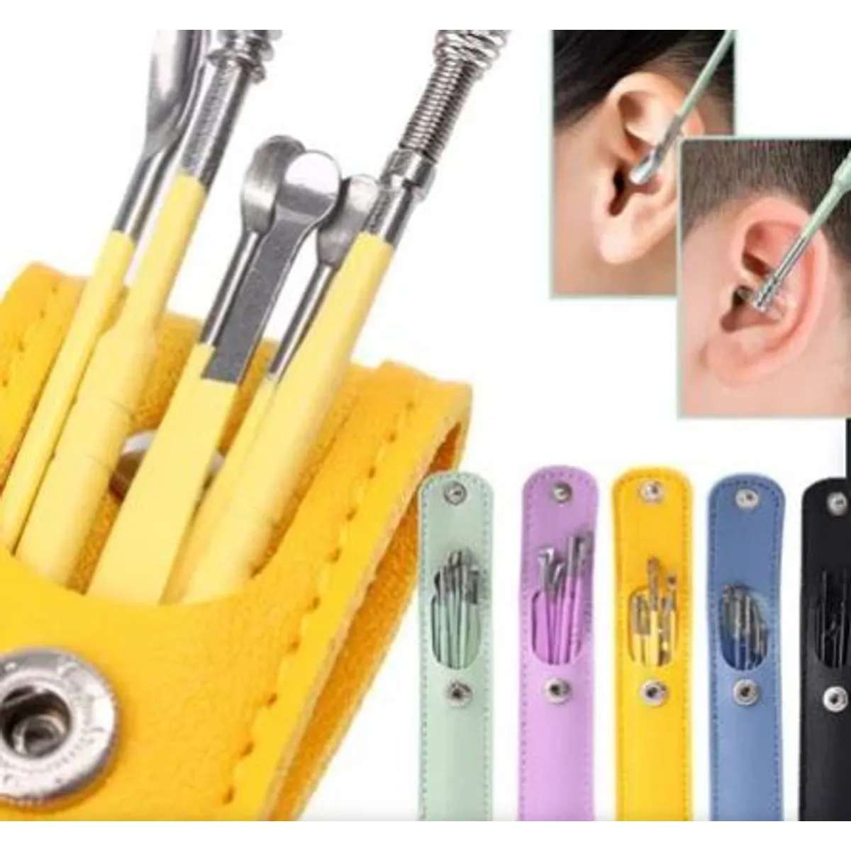 GENERICO - Kit de Limpieza de Oídos 6 Piezas