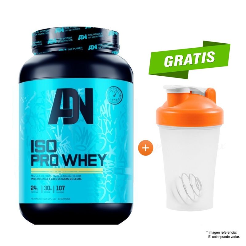 ADN - PROTEÍNA ISO PRO WHEY DE 1100 GRAMOS VAINILLA