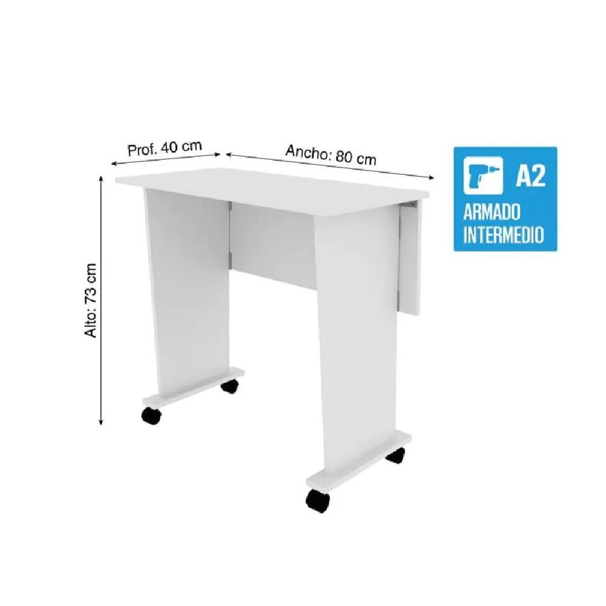 MOBELART - Escritorio Monet Blanco möbelArt