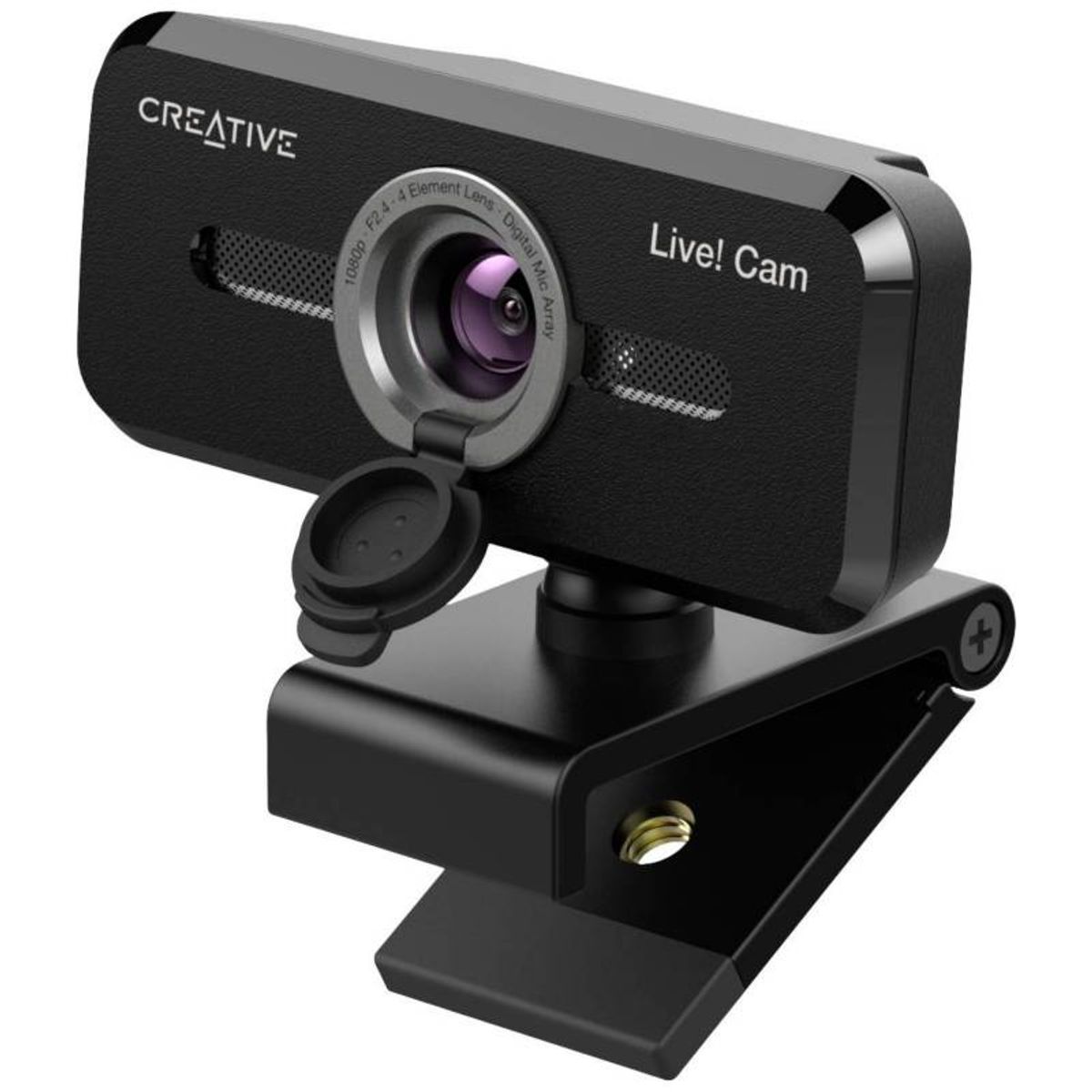 CREATIVE - CAMARA CREATIVE LIVE CAM SYNC V2 FHD 1080P CTAPA DUAL MIC USB BLACK