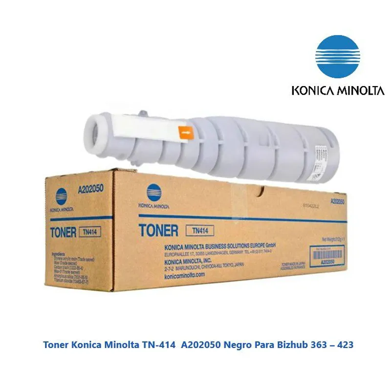 KONICA MINOLTA - Toner Konica Minolta TN-414  A202050 Negro Para Bizhub 363, 423