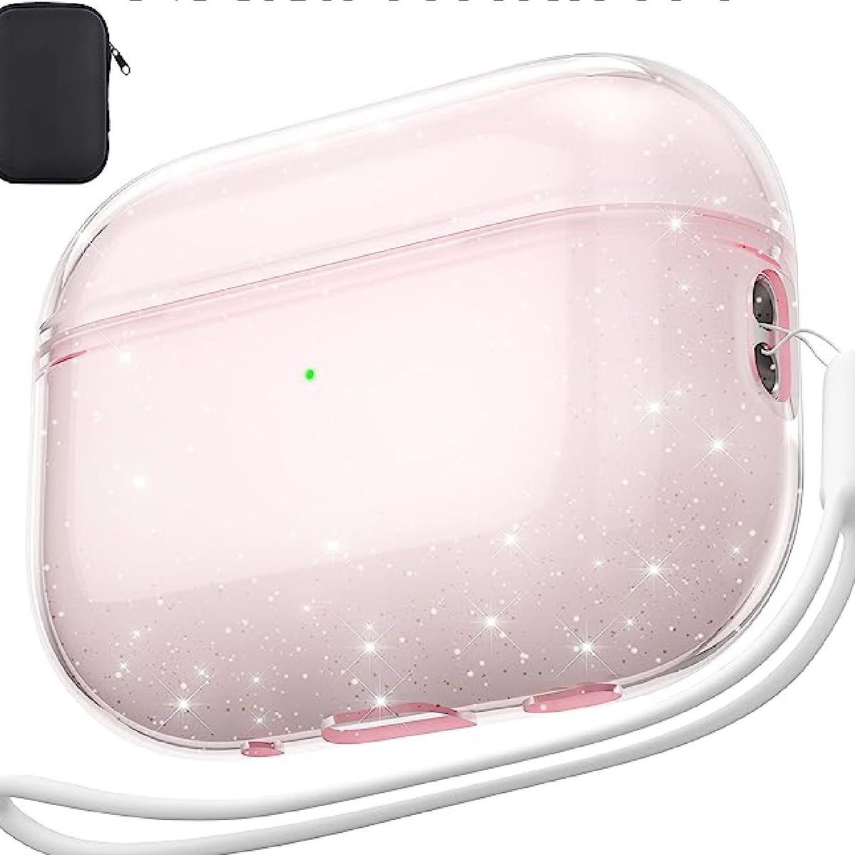 OTTOWARE - CASE TPU PARA AIRPODS 1ERA Y 2DA GENERACION ROSADO