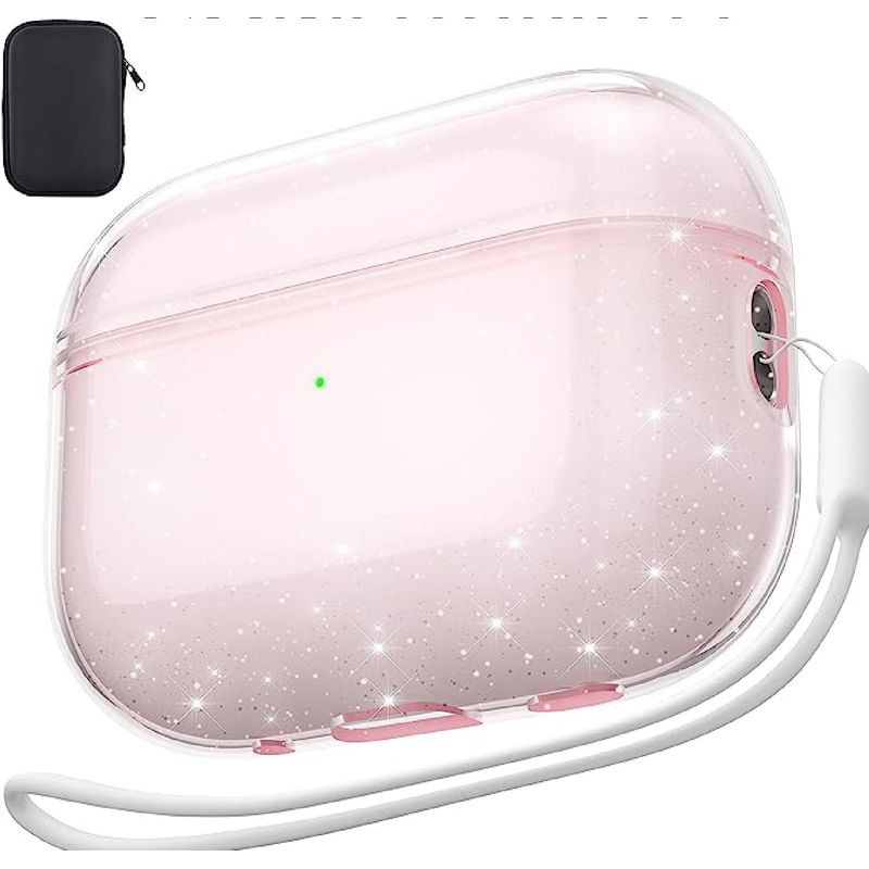 OTTOWARE - CASE TPU PARA AIRPODS 1ERA Y 2DA GENERACION ROSADO