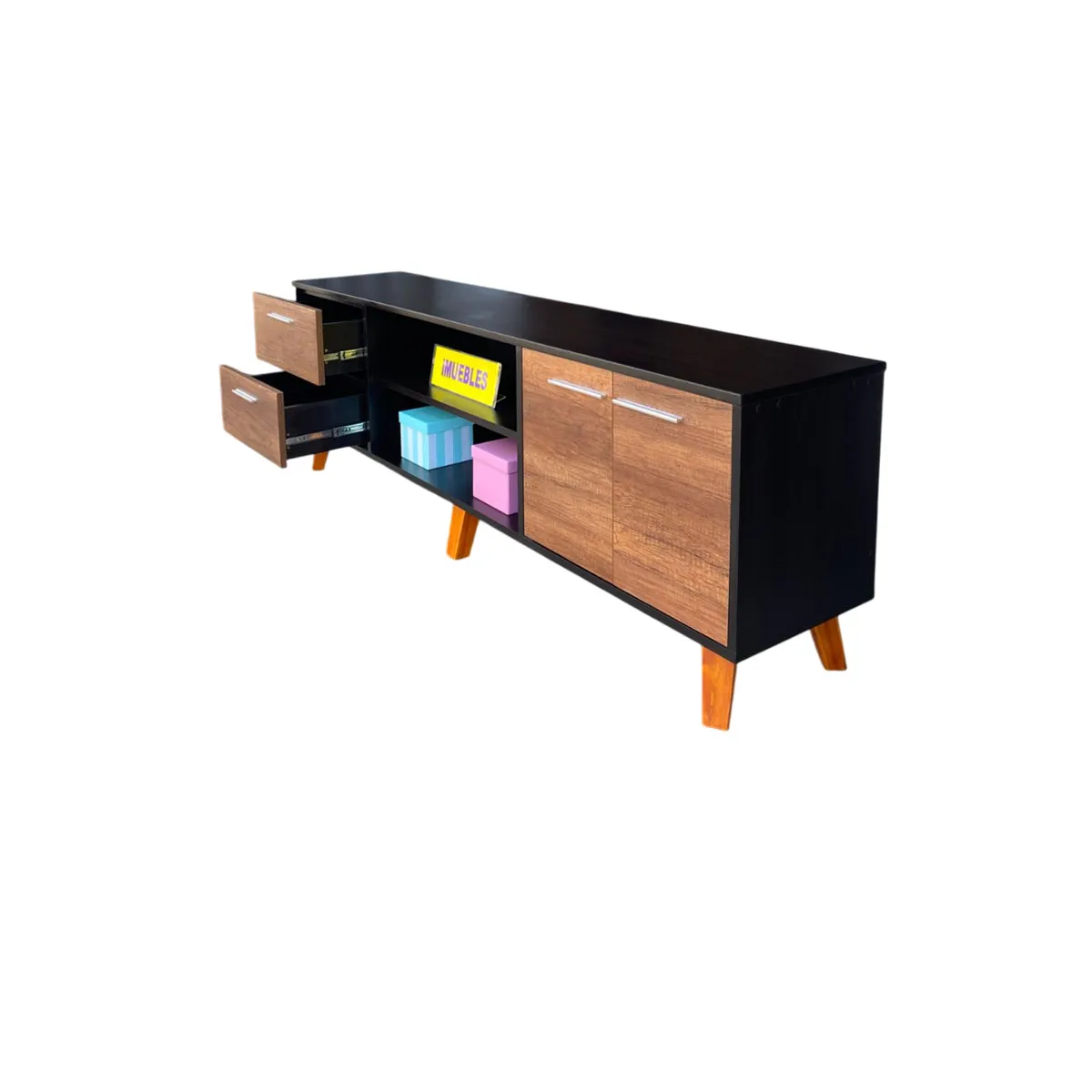 TEMEL - Aparador Vintage Mueble Aparador Mueble TV 75