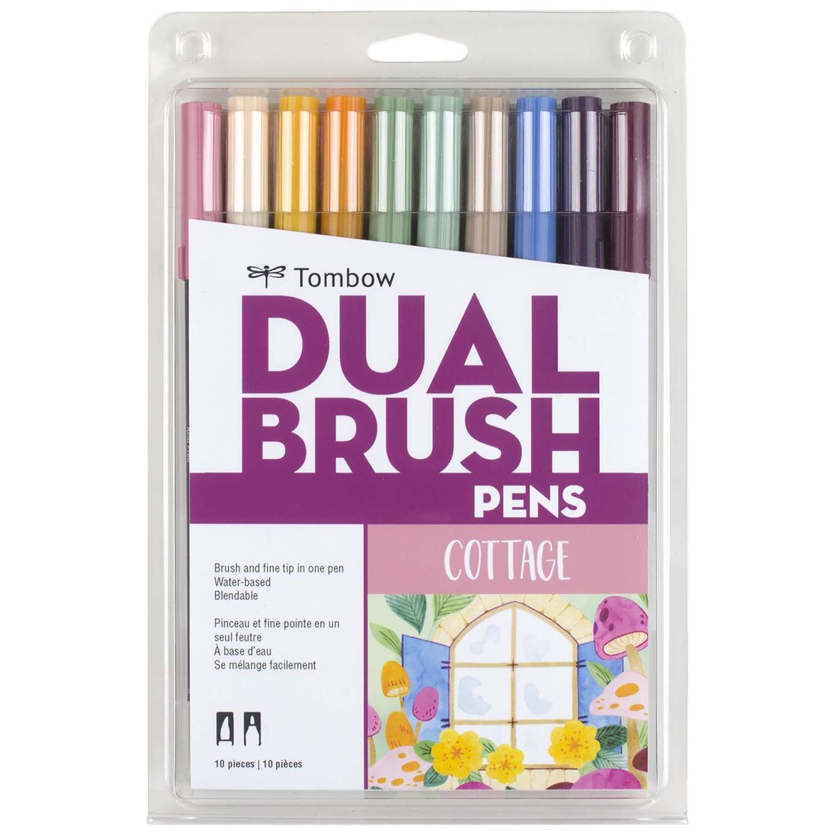 TOMBOW - ABT Dual Brush Pen set 10und Cabaña