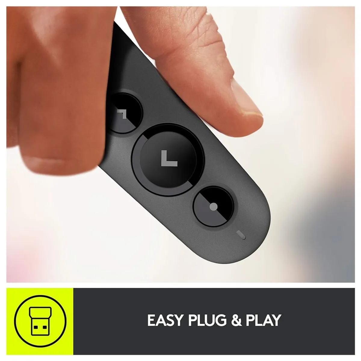 LOGITECH - Control Remoto De Presentación Láser Logitech R500s