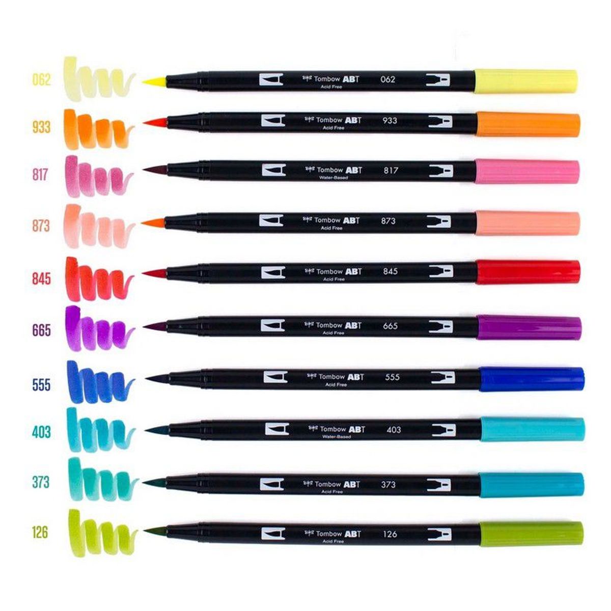 TOMBOW - ABT Dual Brush Pen set 10und Retro
