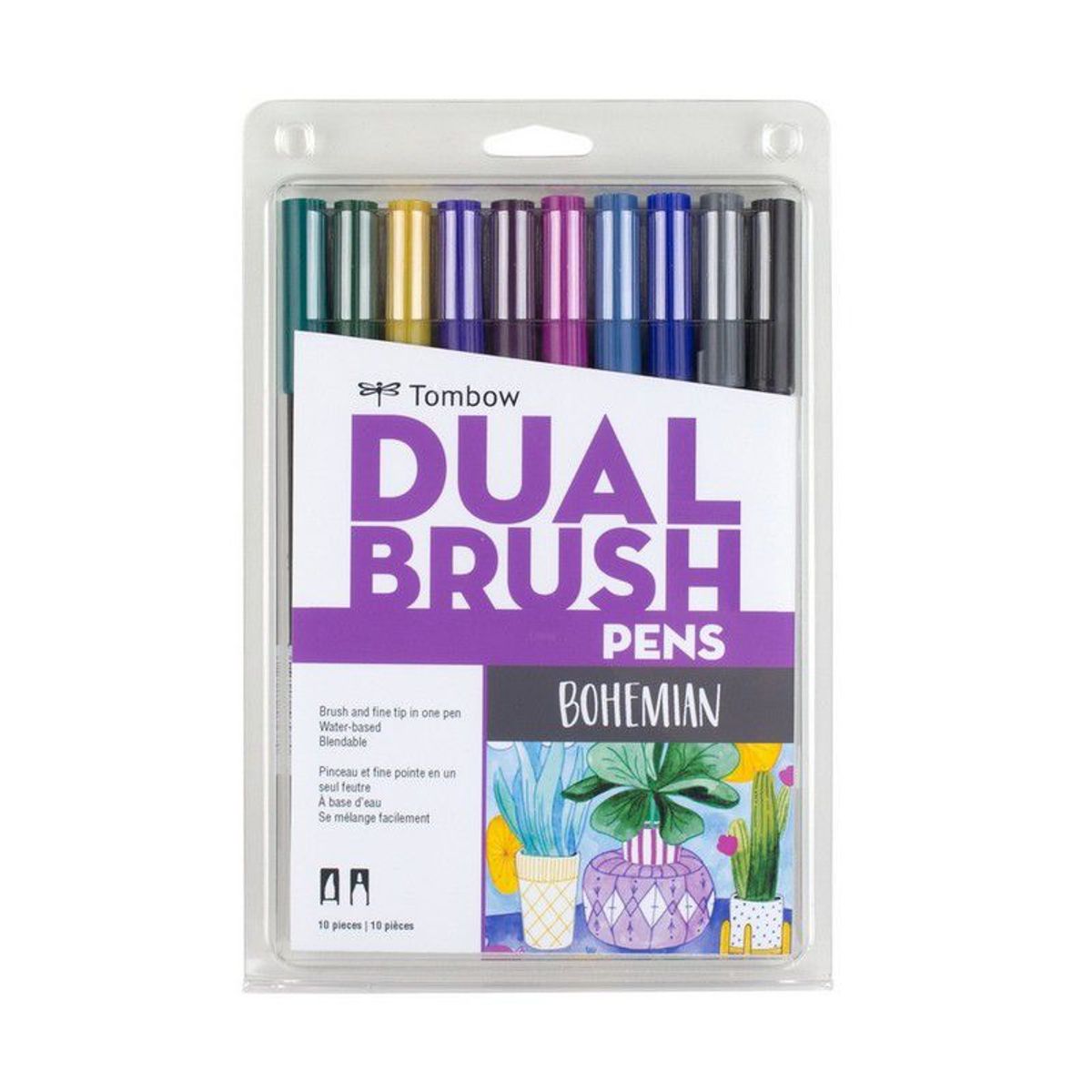 TOMBOW - ABT Dual Brush Pen set 10und Bohemio