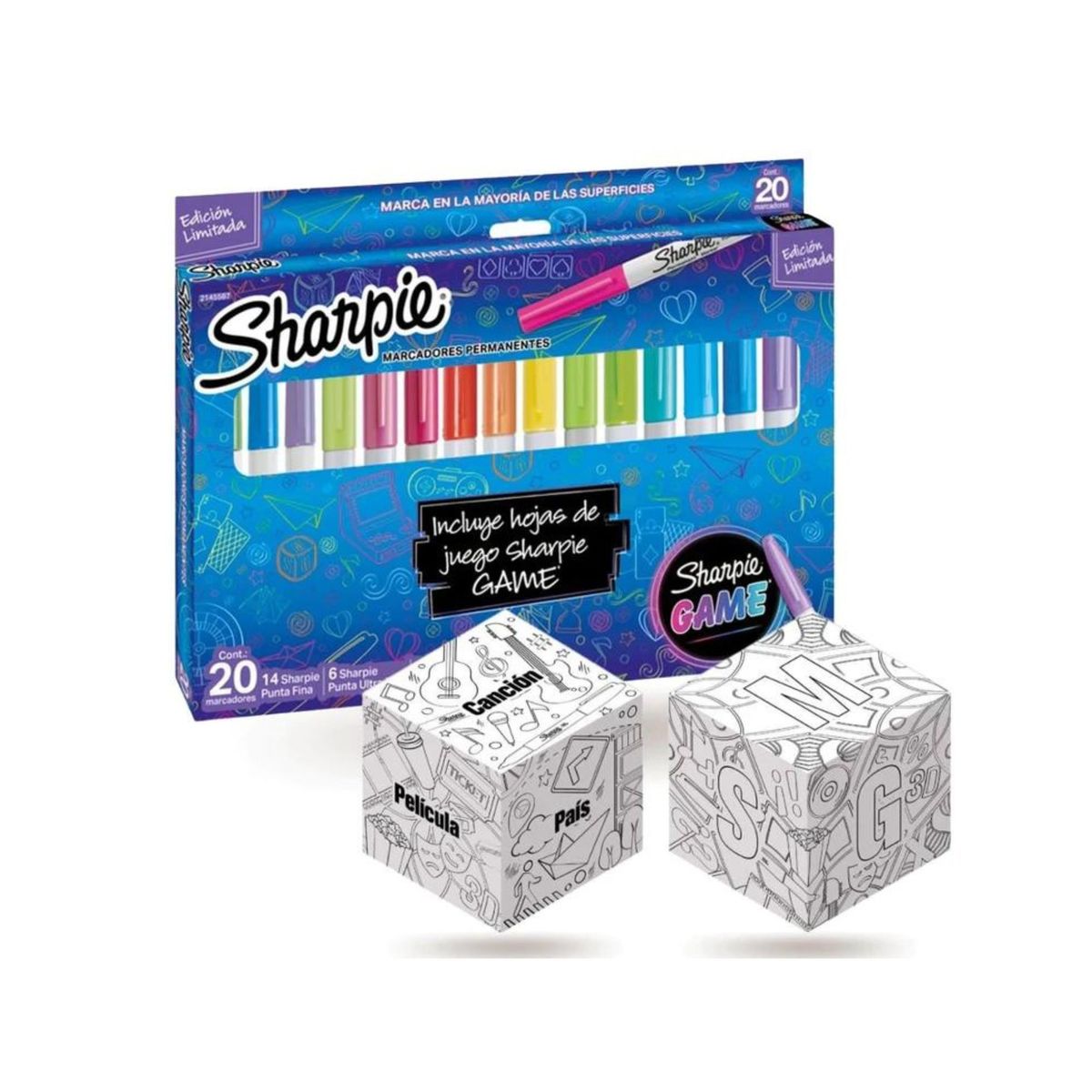 SHARPIE - Sharpie Game Pack X20